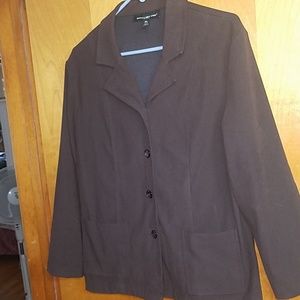 Brown blazer